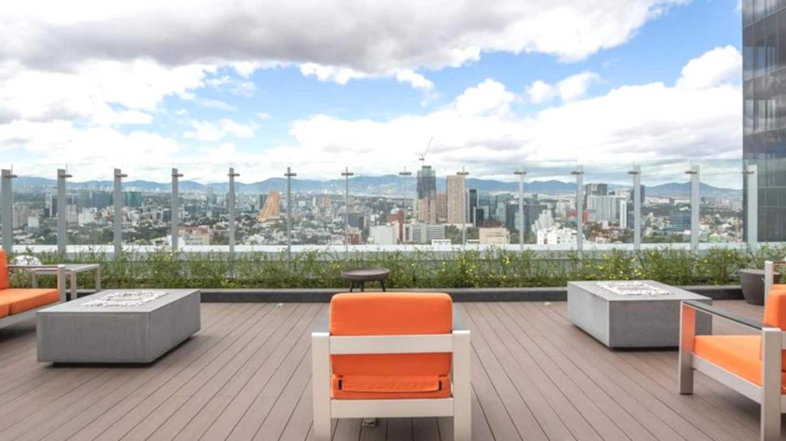 Alluring Views, Luxuriously Appointed In Polanco Kota Meksiko Bagian luar foto