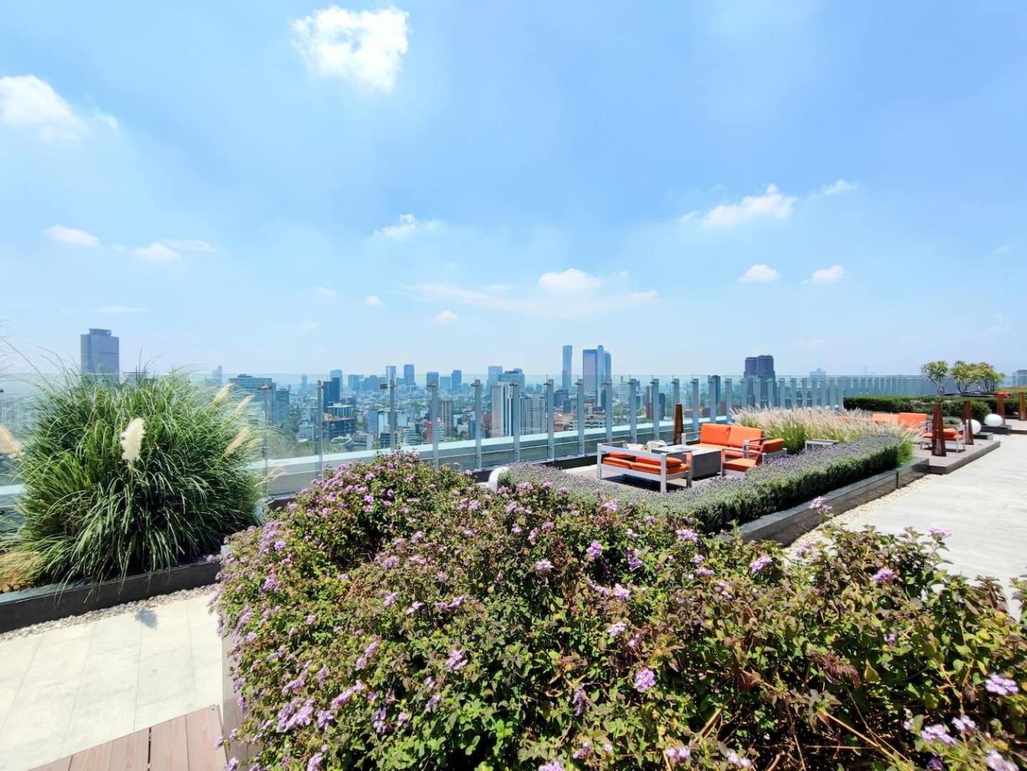 Alluring Views, Luxuriously Appointed In Polanco Kota Meksiko Bagian luar foto